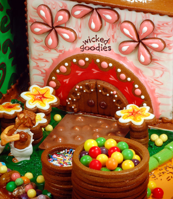 Gingerbread House Cookie Vats and Candy Delivery Systems