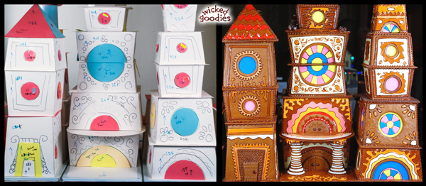 Gingerbread House DIY Paper Templates