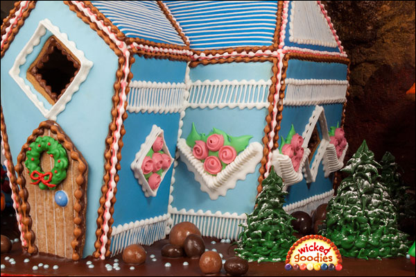 Fancy Over Piped Gingerbread House