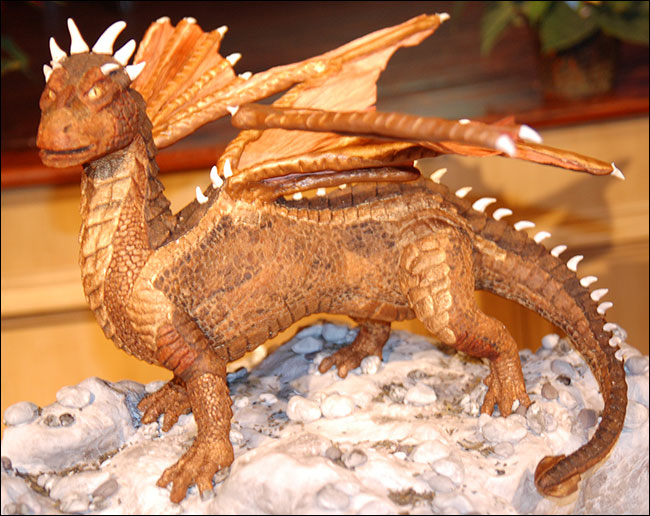 Draco Dragon in Gingerbread