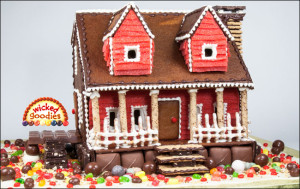 Easter Themed Gingerbread House