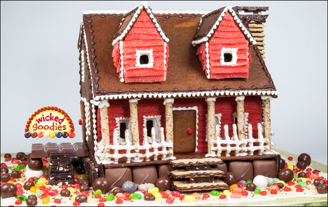 Easter Themed Gingerbread House