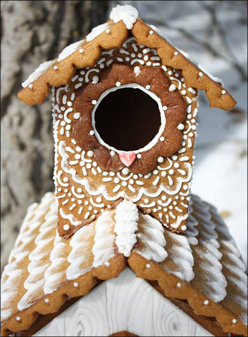 Gingerbread Cookie Birdhouse by Love Blossoms Cakery