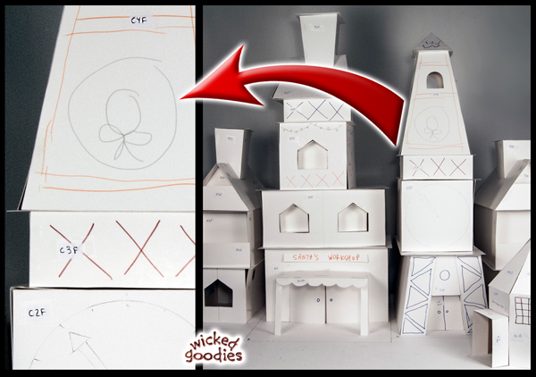 Gingerbread House DIY Paper Templates