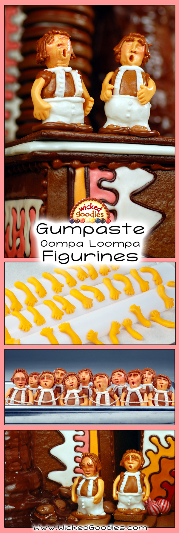 Gumpaste Oompa Loompa Figurine Tutorial