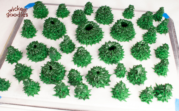 Royal Icing Fir Trees