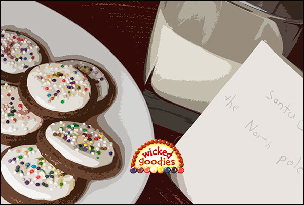 Milk, Cookies, and Letter to Santa Wicked Goodies