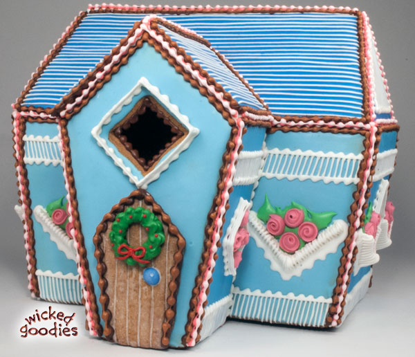 Overpiped Gingerbread House