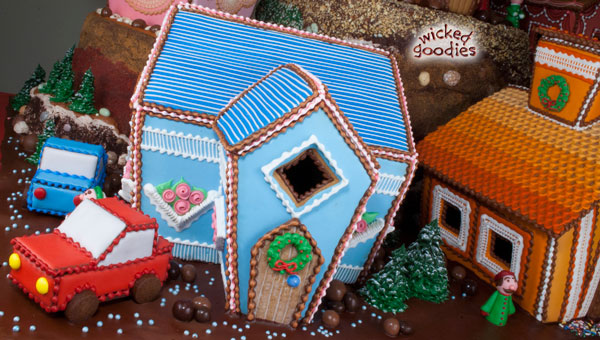 Overpiped Gingerbread House