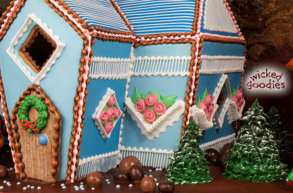 Overpiped Gingerbread House