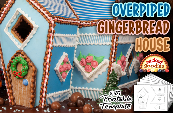 Overpiped Gingerbread House