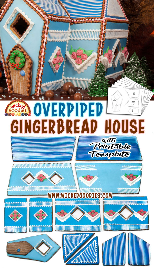 Overpiped Gingerbread House