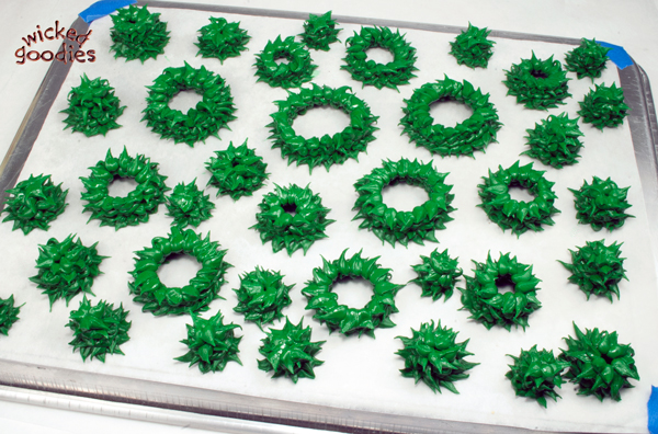 Royal Icing Fir Trees