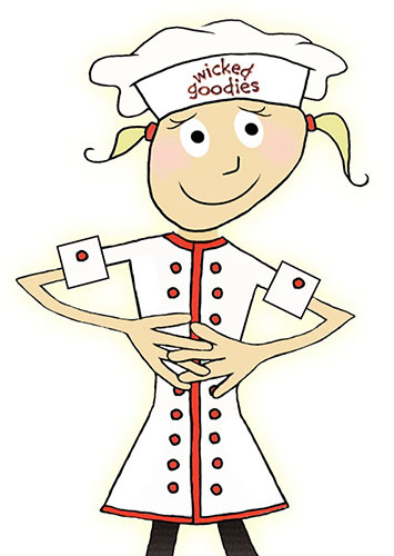 Cartoon Female Chef