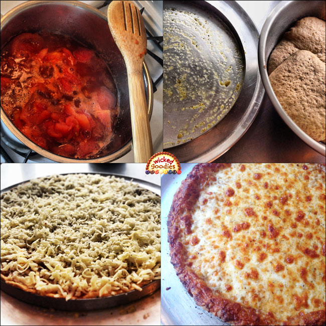 Homemade Pizza Dough Recipe Wicked Goodies