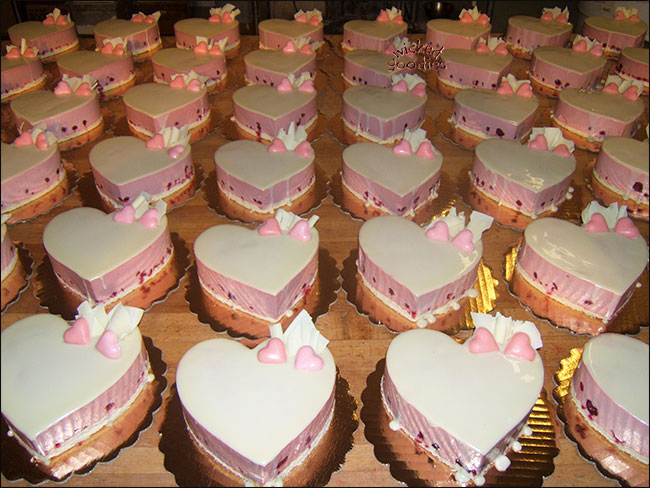 Valentines Day Heart Cakes