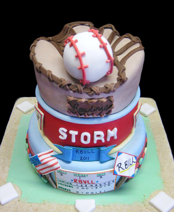 Baseball Cake by Jen Drury