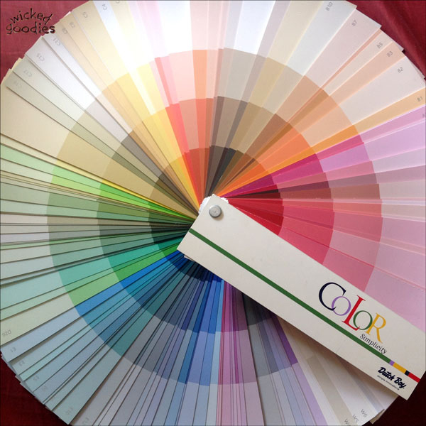 Wedding Cake Color Swatch Fan