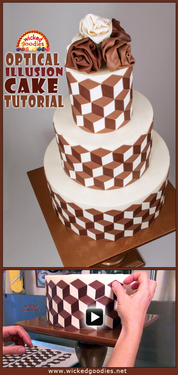 Optical Illusion Cake