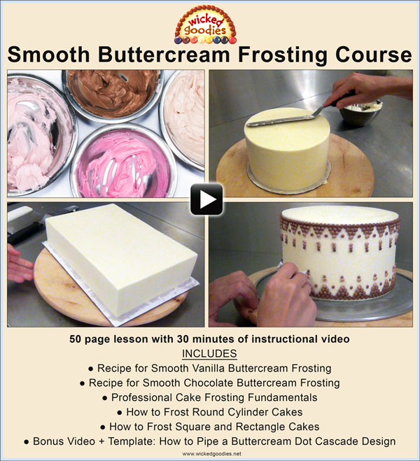 Smooth Buttercream Cake Frosting