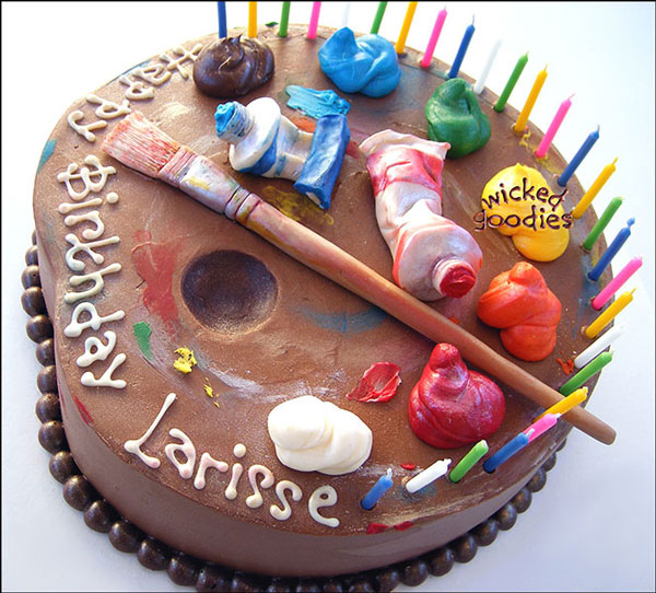 Artist's Palette Cake