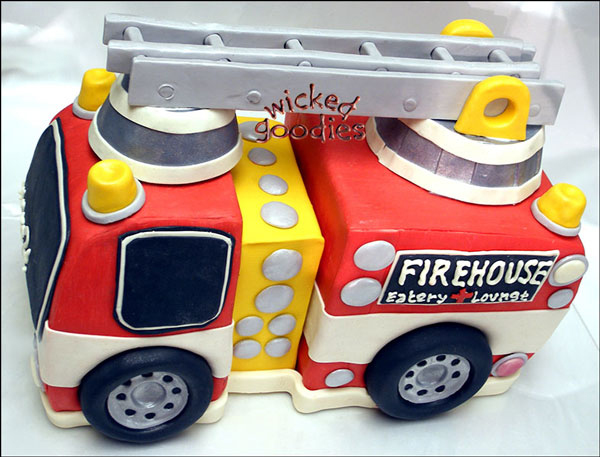 Firetruck Cake