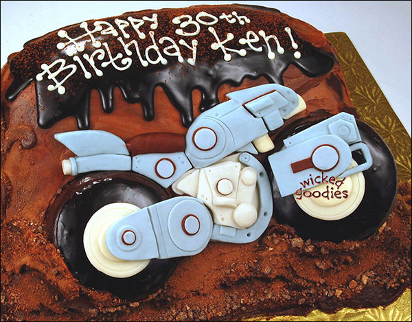 Motorcycle Cake