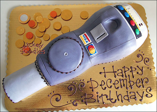 Parking Meter Cake