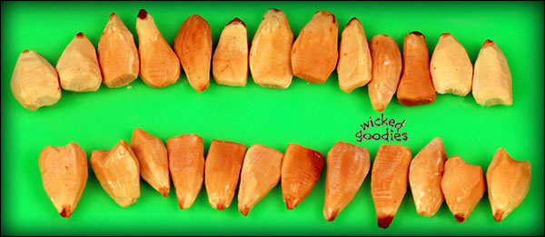 Creepy Edible Teeth Tutorial Wicked Goodies