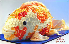 Fish Cake with Modeling Chocolate