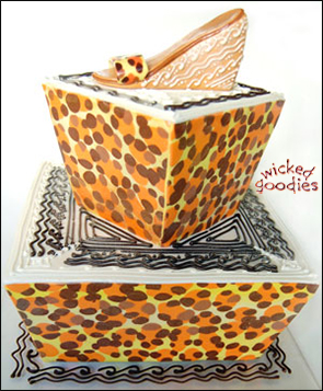 Leopard Print Modeling Chocolate