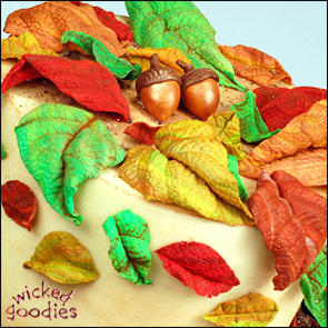 Modeling Chocolate Leaves and Acorns