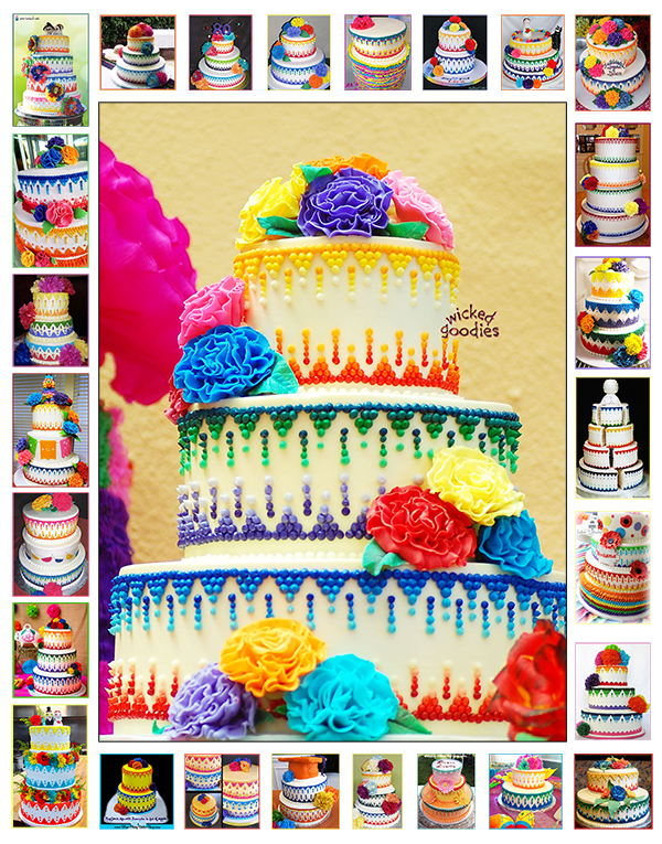 Mexican Fiesta Cake Inspiration Train