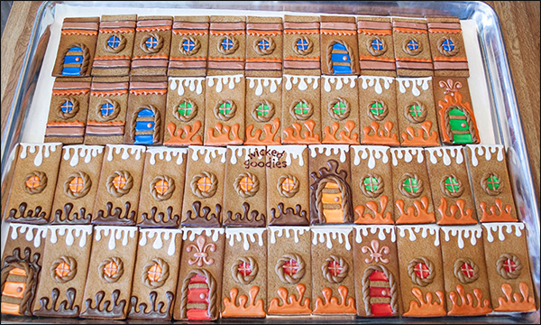 Gingerbread Castle Tower Walls