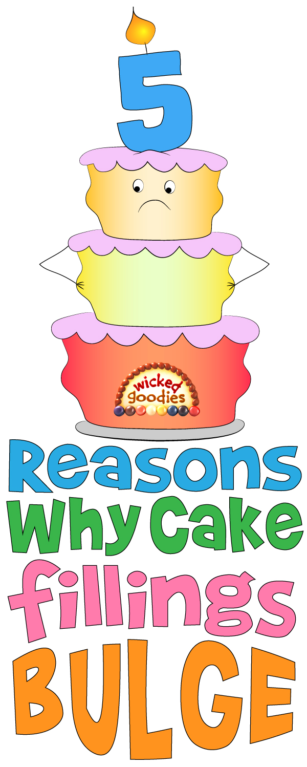 Why Cake Fillings Bulge, Top 5 Reasons