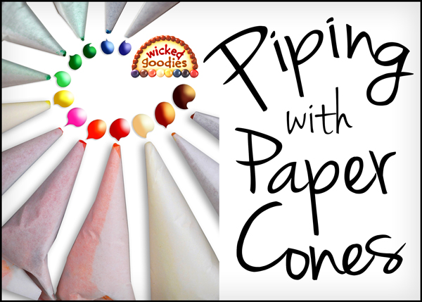 Piping with Parchment Paper Cones