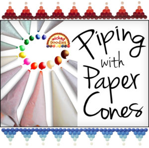 Piping with Parchment Paper Cones