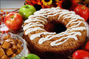 Apple Caramel Bundt Cake