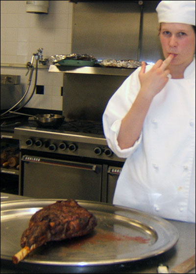 Chef Giving the Middle Finger