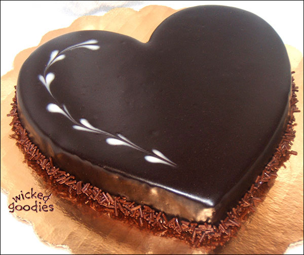 Chocolate Heart Cake