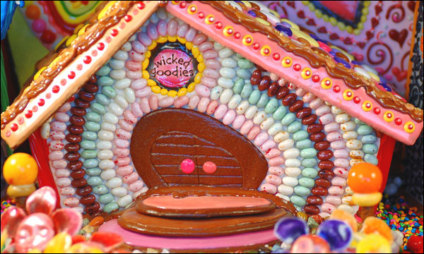 Jelly Bean Gingerbread House