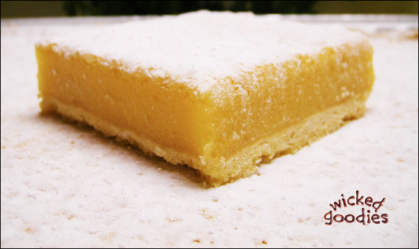 Lemon Shortbread Bar