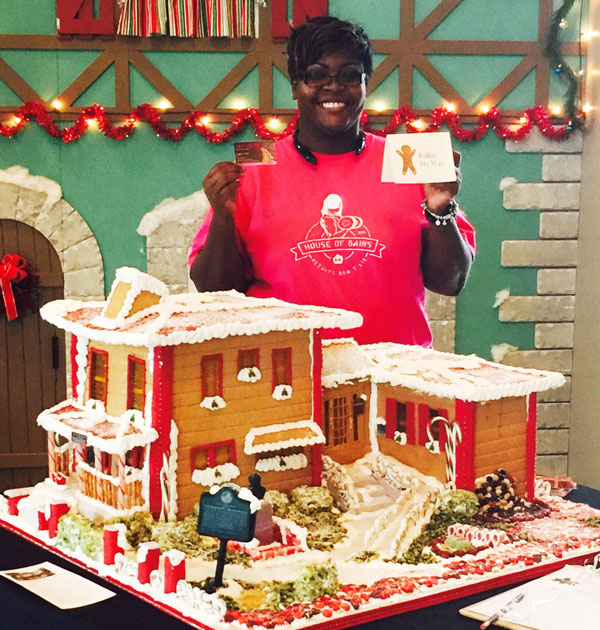 Award-Winning Gingerbread House made by Angela Ward