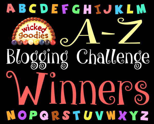 A-Z Blogging Challenge Winners