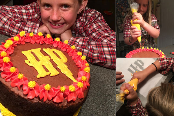 Harry Potter Cake Made by Maddie