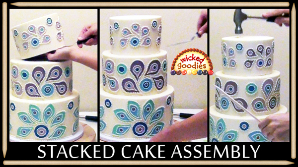 How to Use Wood Dowels in Stacked Cakes