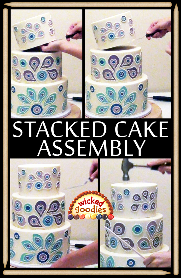 How to Use Wood Dowels in Stacked Cakes