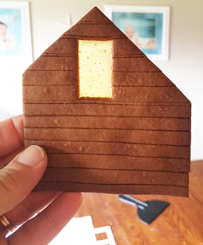 Gingerbread House Candy Windows by Kellie Murray