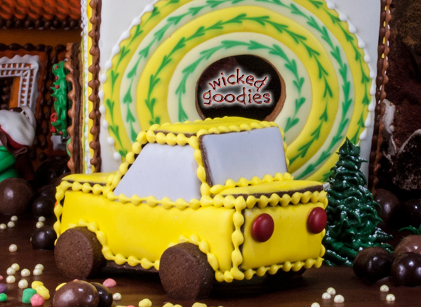 Gingerbread House Car Template