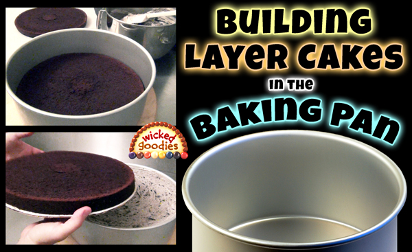 Layer Cake Filling in the Pan